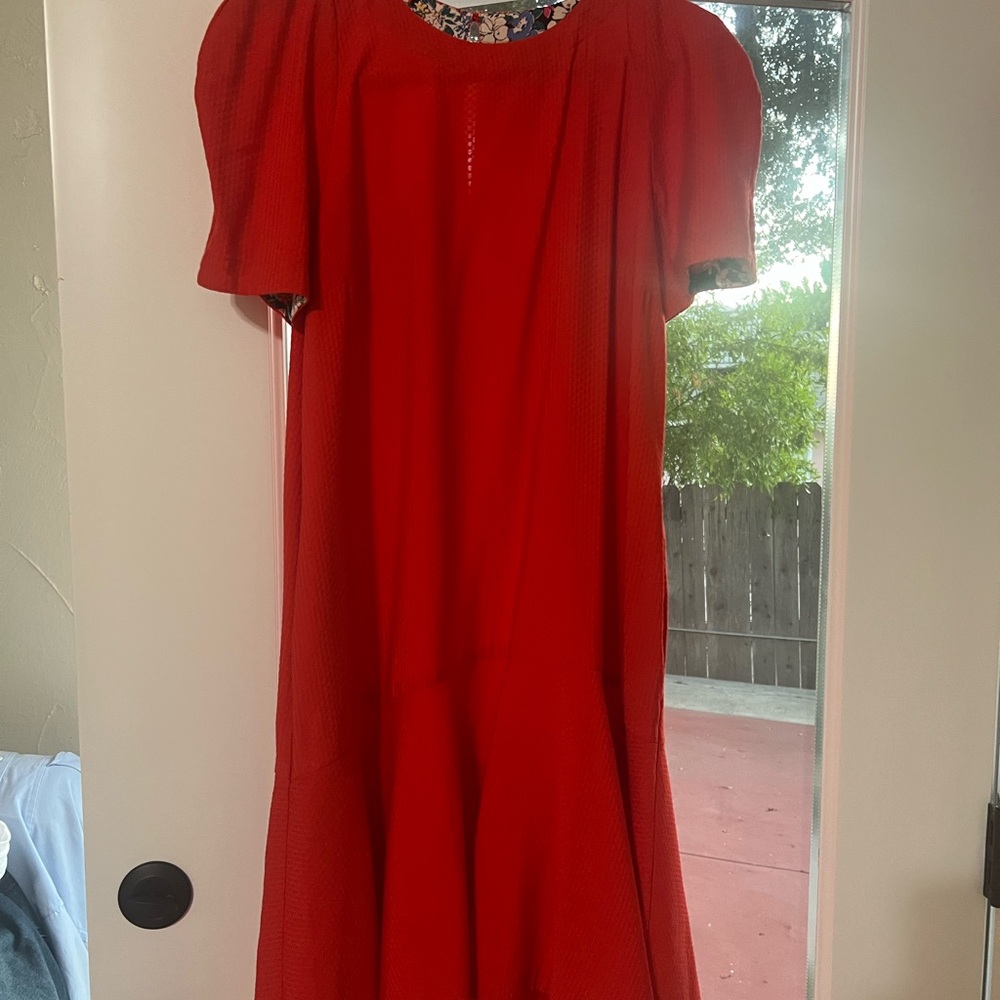 Anthropologie Red Dress, Maeve, size 6. Gorgeous!!!